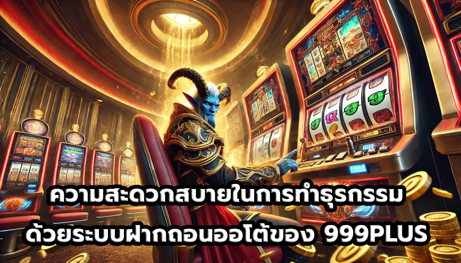 ความสะดวกสบายในการทำธุรกรรมด้วยระบบฝากถอนออโต้ของ 999PLUS