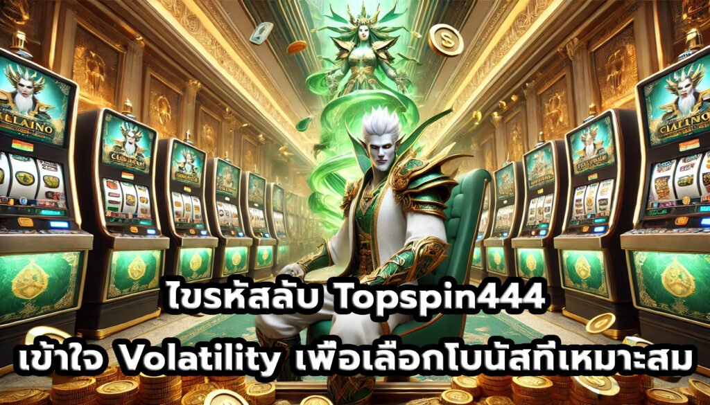ไขรหัสลับ Topspin444 เข้าใจ Volatility เพื่อเลือกโบนัสที่เหมาะสม-15